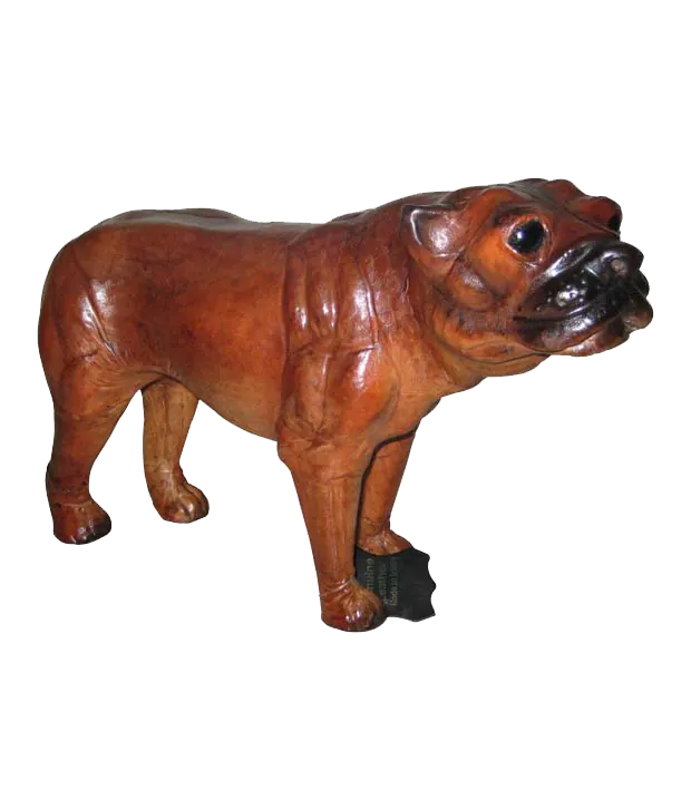 Handcrafted Leather Bull Dog