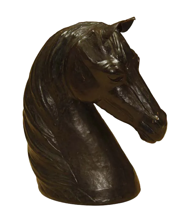 Handcrafted Leather Horse Head