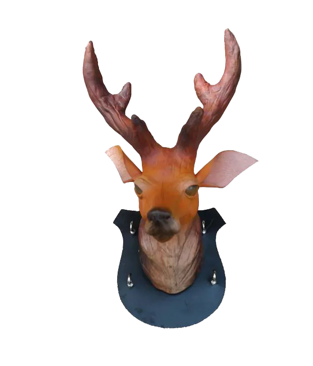 Handcrafted Leather Stag Key Holder