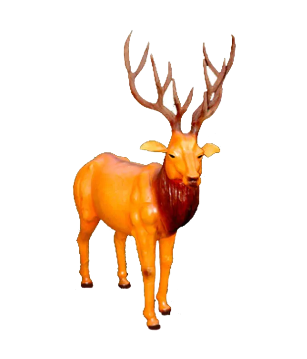 Handcrafted Leather Standing Stag