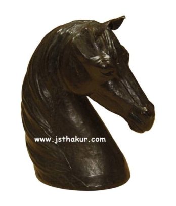 Handcrafted Leather Horse Head
