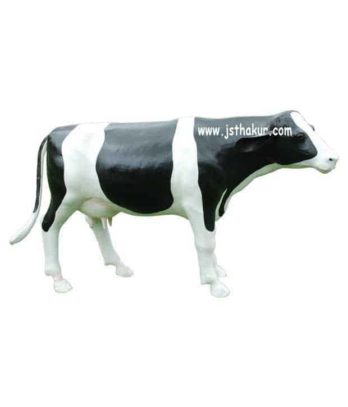 Handcrafted Leather Standing Jersey Cow