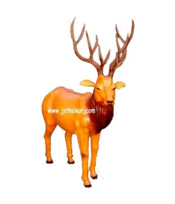 Handcrafted Leather Standing Stag